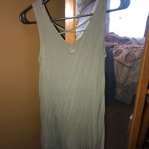 Army Green Tank Dress